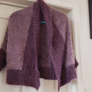 Plush one size fits all sweater shall